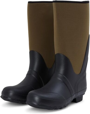 Jileon Wide Calf Warm Insulated Neoprene Rain Boots for Men & Women - up to 20 inch Calf - Wide in Foot and Calf in Saudi Arabia