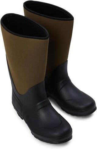 Jileon Wide Calf Warm Insulated Neoprene Rain Boots for Men & Women - up to 20 inch Calf - Wide in Foot and Calf in Saudi Arabia
