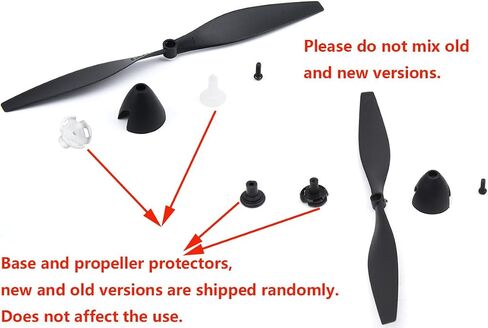 YoungRC RC Spare Propellers with Propeller Savers and Adapters, 4PCS in Kuwait