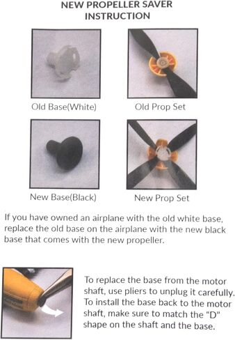 YoungRC RC Spare Propellers with Propeller Savers and Adapters, 4PCS in Kuwait