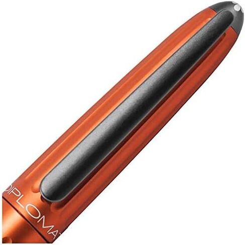 Diplomat - Aero - Fountain Pen in Stainless Steel - Fine - Black - Resistant and Elegant - High End - 5 Years Warranty in Saudi Arabia