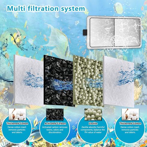9-Pack Filter Cartridge Replacement for Top Fin PF-S Silenstream PF10 Power Filters in Saudi Arabia