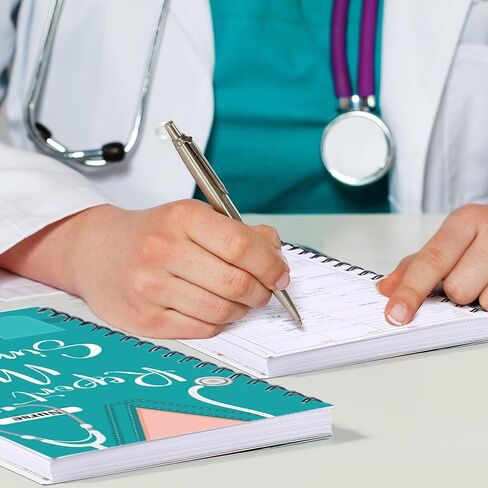 4 Pcs Nurse Report Sheet Notebooks Bulk Spiral Clinical Essentials Made Simple Pocket Journals Notepads for Nurse Week Appreciation Gifts Rn Students Medical Worker Supplies(Wide) in Saudi Arabia