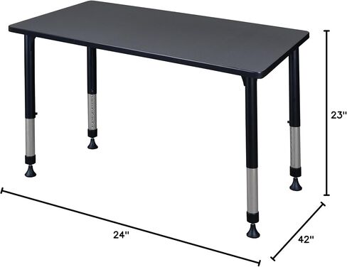 ريجنسي كي 72 "× 24" طاولة الفصل الدراسي القابل للتعديل ، القيقب in Saudi Arabia
