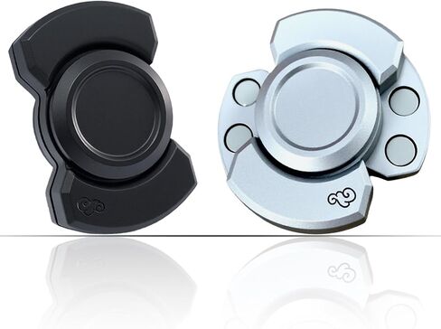3-in-1 Alloy Fidget Spinner - Click,Slide & Spin Modes,Ultra-Silent,High-Speed Rotation,3-Minute Spin Time,Compact Stress Relief Toy for Adult in Saudi Arabia