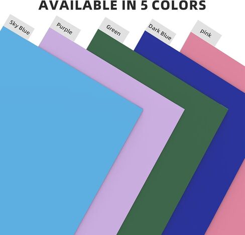 50 Pack Upgraded Pocket Folders,File Folders with Pockets Fit Letter Size Paper,File Folders Letter Size,Folders with Pockets for School Office Business Home,Sky Blue in Saudi Arabia