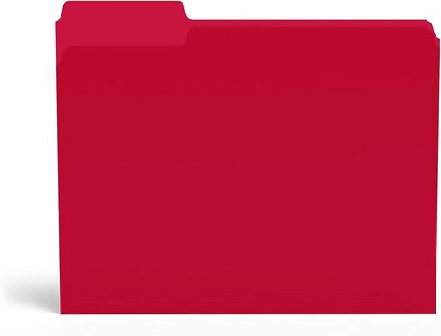 Staples Heavyweight File Folders, 3-Tab, Letter Size, Assorted Colors, 72/Carton (TR10741-CCVS) in Saudi Arabia