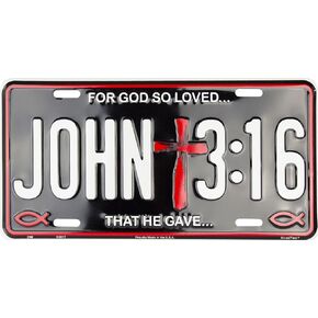 John 3:16 Religious License Plate