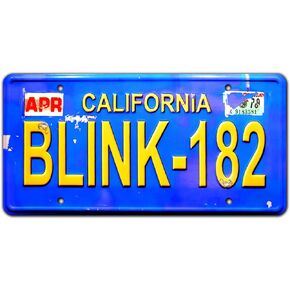 Blink 182 | Metal Stamped License Plate