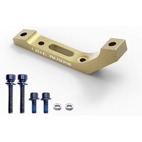 Zeno Rotor Adaptor – Postmount Caliper to Flatmount Frame with 140mm Rotor