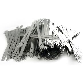 500 Metal Truck Seals, Shipping Seals, Trailer Seals, Flat Head Seals Sequentially Numbered (500 Pack)