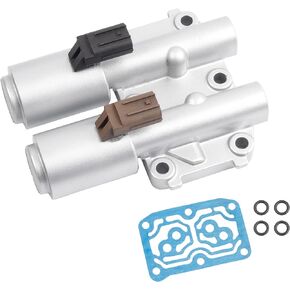 Dasbecan 28260-PRP-014 Transmission Dual Linear Solenoid with Gasket Compatible with 2003-2008 Accord CRV Acura