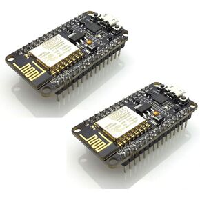 HiLetgo 2pcs ESP8266 NodeMCU CP2102 ESP-12E Development Board Open Source Serial Module (Pack of 2PCS)