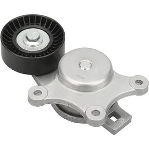 DRIVESTAR BT4E6B209CC Belt Tensioner Pulley Assembly 07-18 for Edge 11-19 Explorer 10-12 Fusion 08-15 for Mazda CX-9 for Lincoln MKS MKZ MKT 3.5L 3.7L V6
