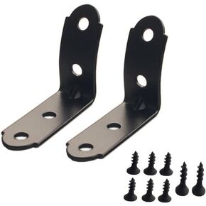 DEWHEL 2pcs Black Edition Glove Box Hinge Repair Kit for 2001-2008 Audi A4 B6 B7 S4 RS4 8E Replacement DIY Compartment Lid Hinge Kit Bracket Fix 8E1880302B 8E1857124A24A 8E1880302E