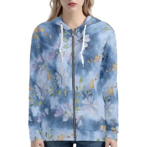 Women's Hoodies Y2K Zip Up Hooded Sweatshirts with Pockets in Kuwait