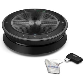 Sennheiser EPOS Expand 40+ UC Wireless Portable Bluetooth Speakerphone with USB-C Connection, BTD 800 USB Bluetooth Dongle - GTW Bundle with GTW Microfiber Cloth and Global Teck Gold Support Plan