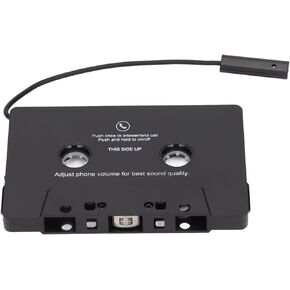 Bluetooth Cassette Adapter for Car with Stereo Audio,Wireless Cassette Tape to Aux Adapter Smartphone Cassette Adapter for Mobile Phone, Tablet, MP3 Player, Headset
