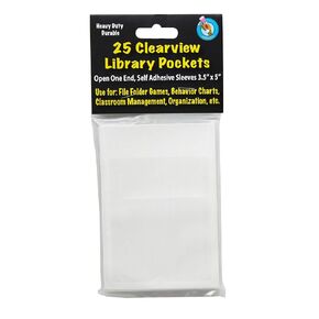 Ashley Productions Clear View Self-Adhesive Pockets