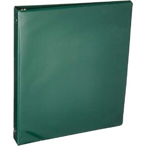 BAZIC 4122 1" Green 3-Ring View Binder w/ 2-Pockets