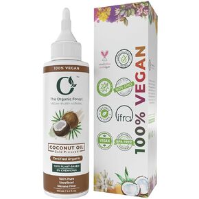 Organic Cold Pressed Castor Oil for Hair, Skin, Eyelashes, Eyebrows - 100% Pure, Hexane-Free, Natural Face Oil for Skin and Hair nourishment - Best Castor Oil for Eyelash and Eyebrow enhancement