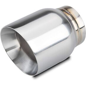 LCGP 2.5" to 4" Diesel Exhaust Tip, 5" Overall Length, Double Wall Design,2PCS