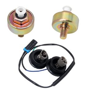 Knock Sensor with Harness Kit 12601822 12589867 for Chevy Pontiac Buick Cadillac GMC for Chevrolet Tahoe Yukon Escalade Hummer Camaro Express 1500 2500 3500 CHENHO