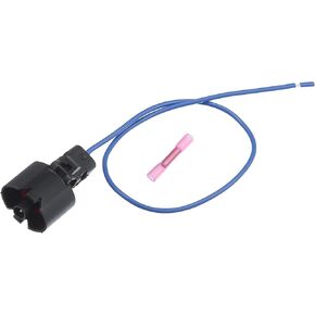 Motoforti Knock Sensor Harness, Multi-Purpose Pigtail Knock Sensor Connector Wiring, for Chevrolet Camaro, Plastic, No.12102621, Black, 1 Set