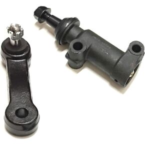 PartsW - 2 Pc Front Steering Kit For Cadillac Escalade Escalade ESV EXT/Chevrolet Silverado 1500/ GMC Savana 2500 +More/Idler Arm + Idler Arm with Bracket Set