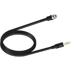 AUX 3.5 mm Male to Female Locking Nut Panel Mount Cable Car Stereo Audio Adapter Converter Cord