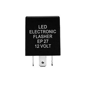 ZHParty 5 Pins EP27 LED Flasher Relay, Bulb LED Turn Signal Fix for Fast Hyper Flash Compatible for 1994–2002 Doge Ram 1500, 1998–2003 Doge Durango, 1997–2004 Doge Dakota, 2001–2006 Doge Stratus