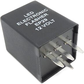 HiSport LED Electronic Flasher Relay 12 Volt 4Pin Turn Signal Bulbs Hyper Flash EP29
