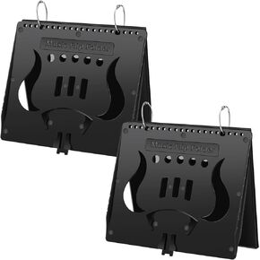 Amylove 4 Pack Music Flip Folder Marching Band Plastic Flip Folder Each with 10 Windows