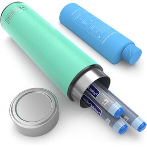 DISONCARE Odyssey 60H 3 Insulin Pens Cooler Travel Case Medication Cooler for Travel TSA Approved Diabetic Insulina EpiPen Carry Case Medicine Travel Cooler Bag Ice Pack with Medical Alert Tag(Blue)