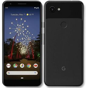 Google - Pixel 3a with 64GB Memory Cell Phone (Unlocked) - Clearly White (Renewed)