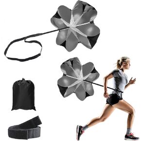 "N/A" SooGree Running Parachute Speed Training 56 inch Speed Training Resistance Parachute for Kids Youth and Adults Weight Bearing Running and Fitness Core Strength Training