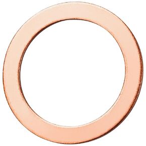 OAUTOO 10pcs 24mm Front & Rear Differential Oil Drain Plug Washer Gasket Seal Compatible with Toyota 90430-24003 90430-24017