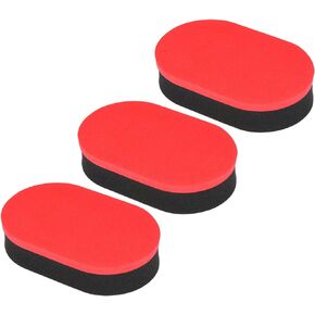 PATIKIL Table Tennis Rubber Cleaner, 4 Pack Ping Pong Cleaning Sponge Paddle Cleaner Racket Care Soft, Red Black