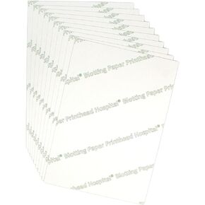 Heavyweight Blotting Paper for Flower Press, Calligraphy and Inkjet Printer Cleaning | 8x6 (10 Absorbent Paper Sheets) Blank Blotter Paper | Highly Absorbent Paper