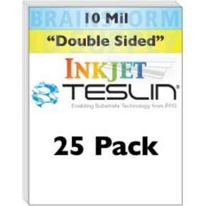 ورق صناعي Inkjet Teslin® - 25 ورقة