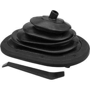 Shifter Cover, Manual Transmission Gear Shifter Boot Cover Compatible with Jeep Wrangler 3.8L 2007 2008 2009 2010, Shift Boot Cover Replace 52060069AC