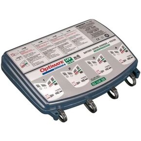 TECMATE Optimate Lithium 4s 0.8A Quad Bank, TM485, 8-Step 4x12.8V 0.8A Lithium Expert Battery Saving Charger & Maintainer