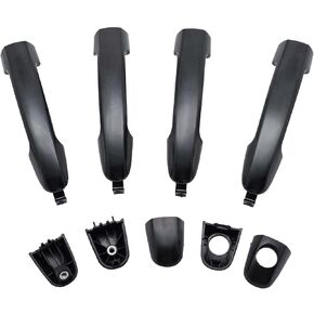 4Pcs Front Rear Left Right Exterior Door Handle Driver Passenger Side for 2006-2010 Hyundai Sonata 826513K000