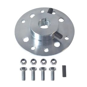 Steel Sprocket Hub for Go Kart 1" Bore & 1/4" Keyway for Mini Bike 212cc 196cc 6.5hp Dune Buggies Drift Trike Heavy Duty Go Kart Cart with Hardware Kit