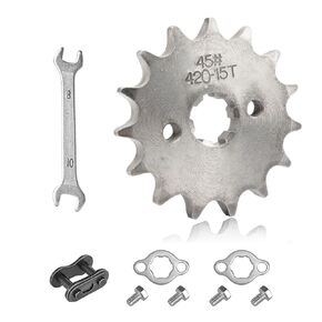 420 Chain Sprocket 13T Front Sprocket 17mm Compatible with 50cc 70cc 90cc 110cc 125cc 140cc15cc 160cc Lifan Loncin Dirt Bike, ATVs, Go Kart Sprocket