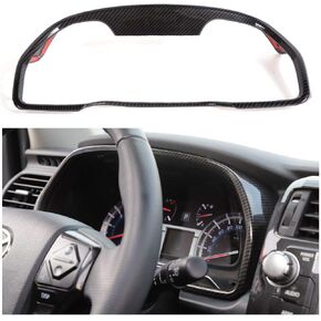 Voodonala for 4runner Carbon Fiber Grain Dashboard Trim fit Toyota 4runner SUV 2010-2019(Carbon Fiber Grain)