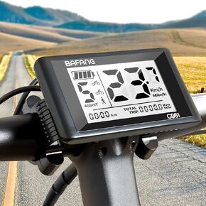 eBike Display C961 for BAFANG BBS01B BBS02B BBSHD Motor Electric Bike Bicycle Ebike Computer with PAS UART Protocol