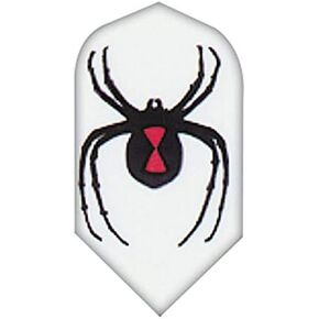 US Darts - 5 Sets (15 Flights) - Black Widow - Hard Poly, Slim Dart Flights