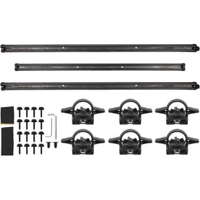 AUTOKAY Trail Rail System for Jeep Gladiator Truck 2020-2023 Bed Rails Tie Down Rails 82215956, Set of 8