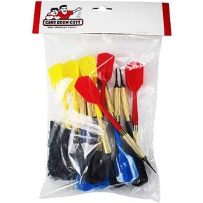 GLD Soft Tip Bar Darts - Set of 12 with 250 Tips